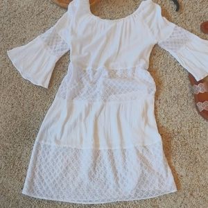 Sheer lightweight flowy swim coverup